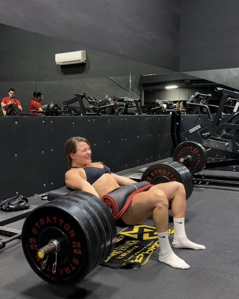 Alina entrenando